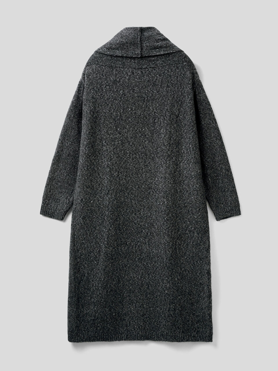 Midi cardigan in bouclé wool blend image number 2