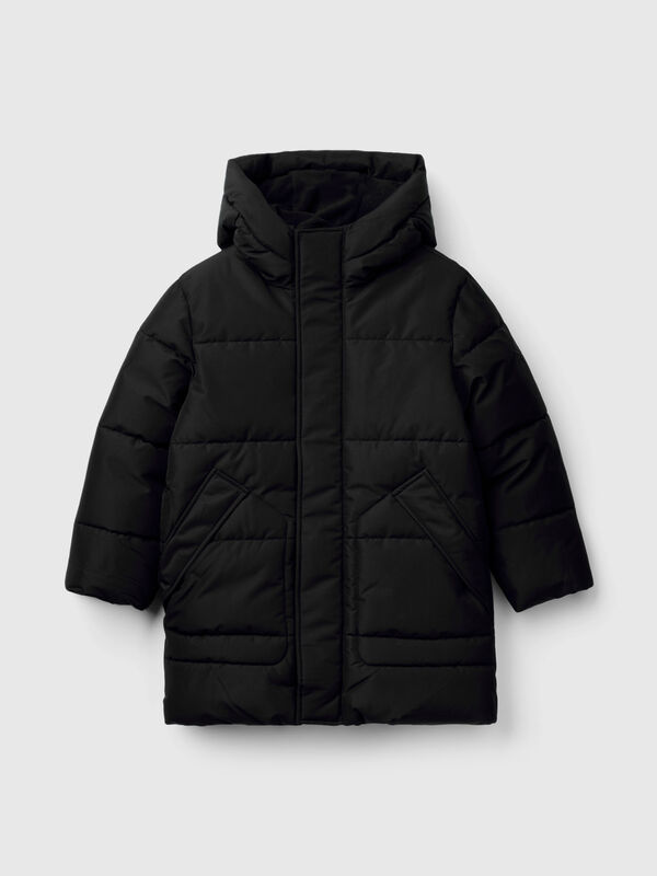 Puffer jacket lined in fleece Junior Boy