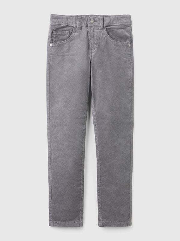 Slim fit stretch corduroy trousers Junior Boy
