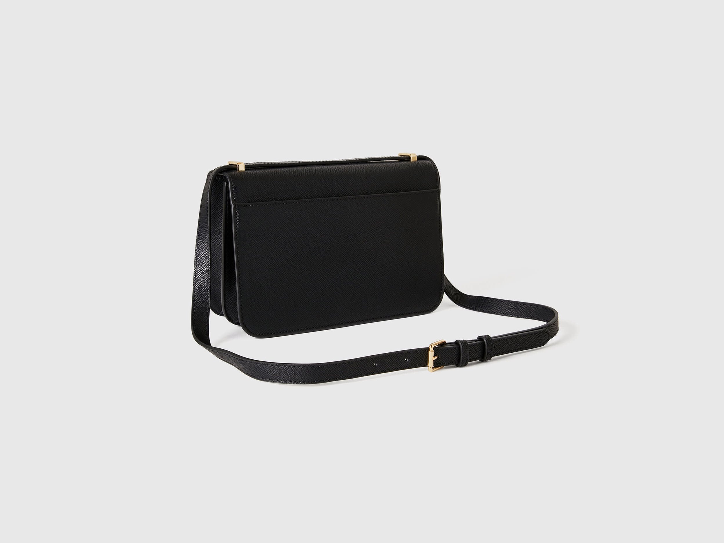 Large black Be Bag, Black - Benetton