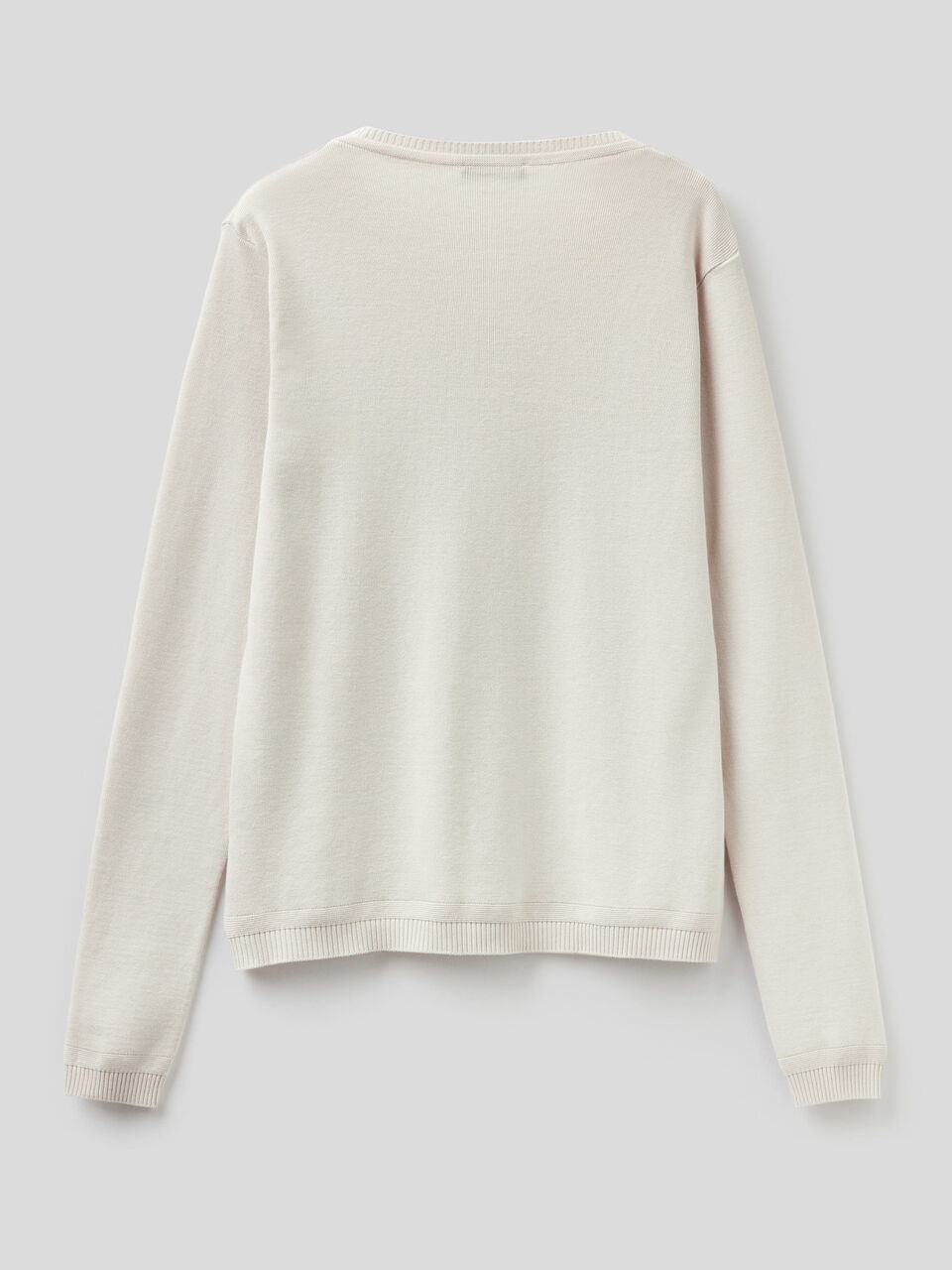 Pure cotton crew neck cardigan image number 2