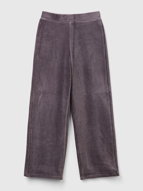  Wide chenille trousers  Junior Girl