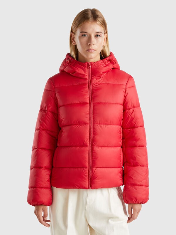 Padded puffer jacket with recycled wadding Women