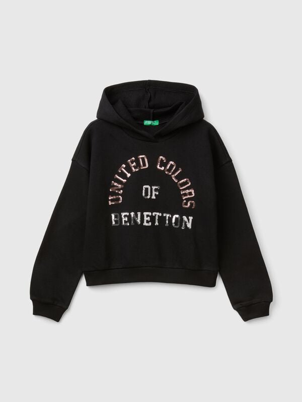 Hoodie with sequins Junior Girl