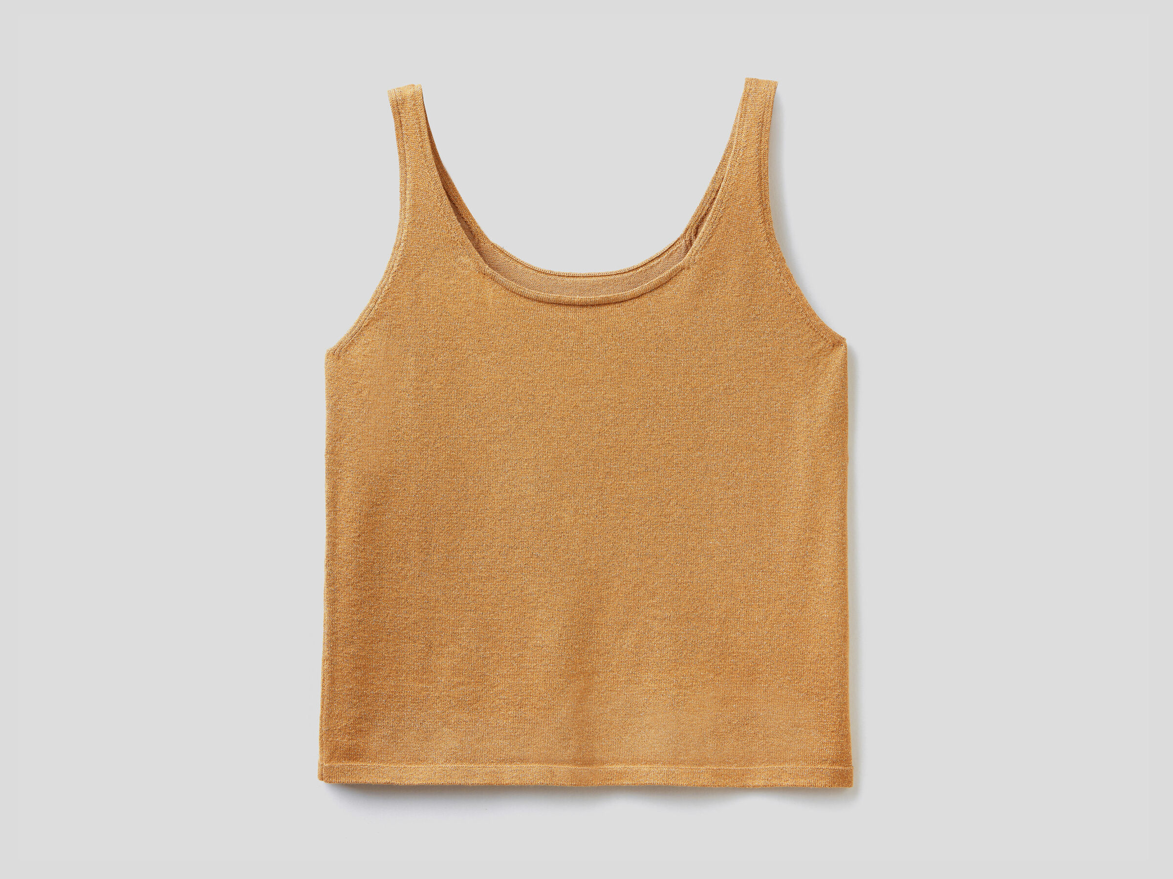 Tank top in viscose and lurex image number 4