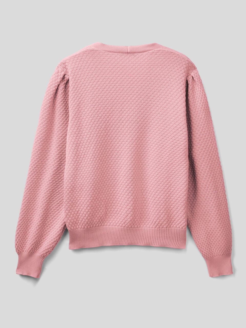 Short cardigan in cotton tricot image number 2