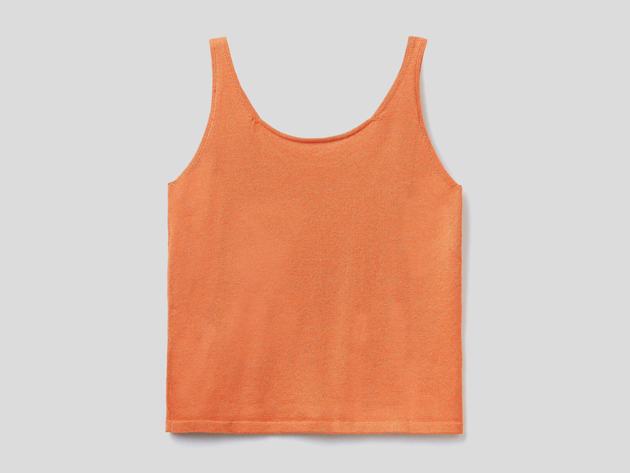 Tank top in viscose and lurex image number 5