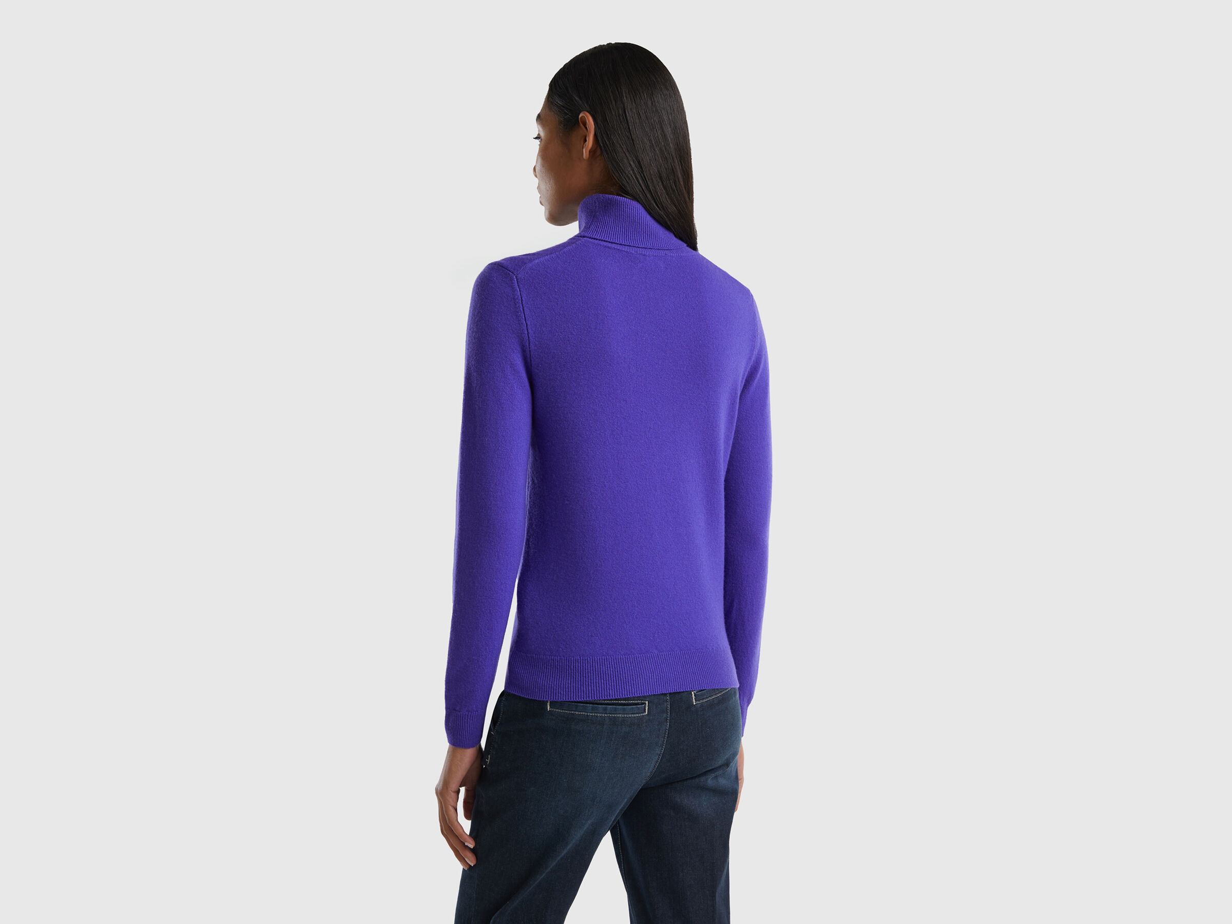 Turtleneck sweater in pure virgin wool image number 2