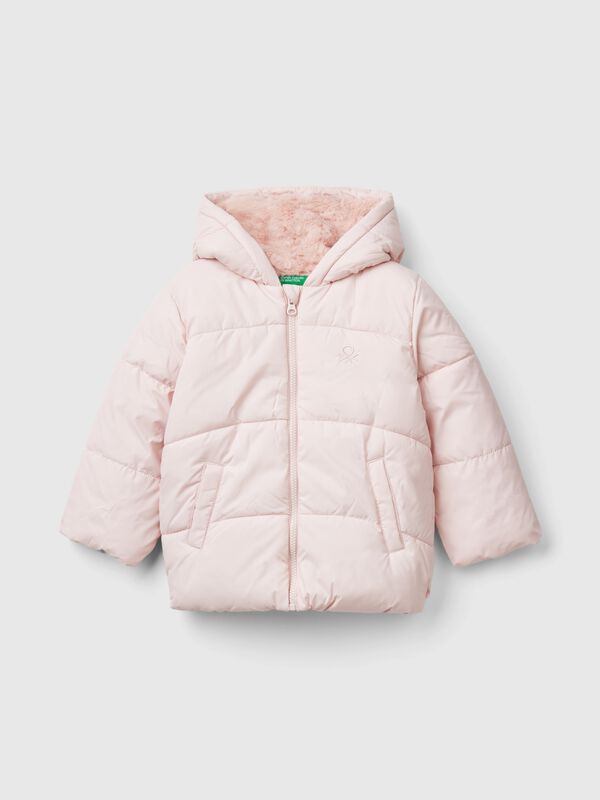 Padded jacket with hood Junior Girl