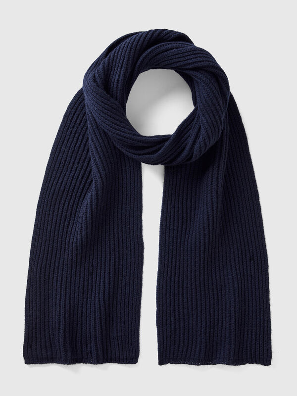 Pure virgin wool scarf Men
