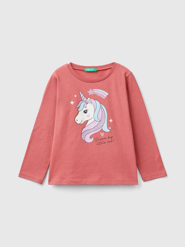 Regular fit t-shirt with print Junior Girl