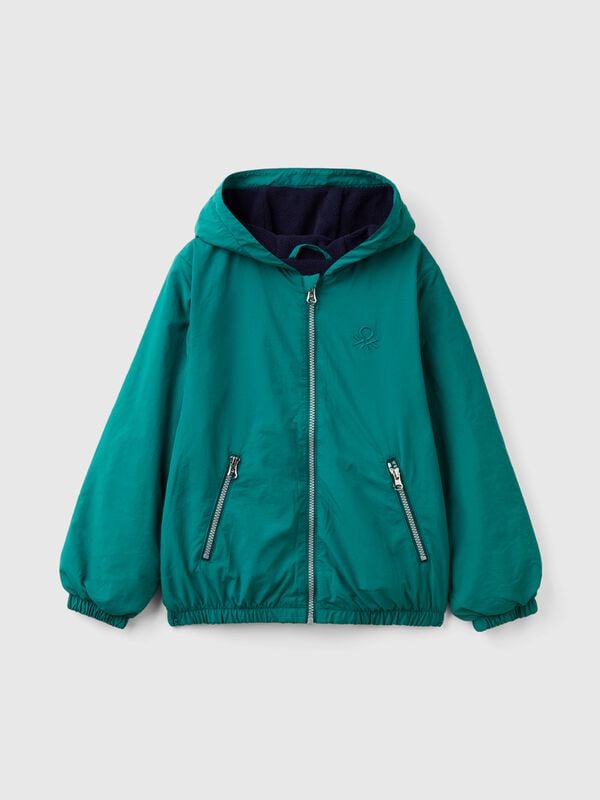 Nylon jacket with hood Junior Boy