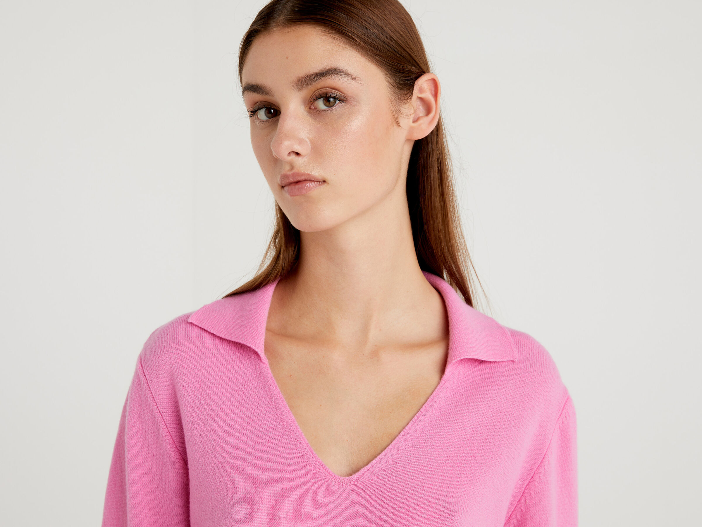 Polo in wool and cashmere image number 3