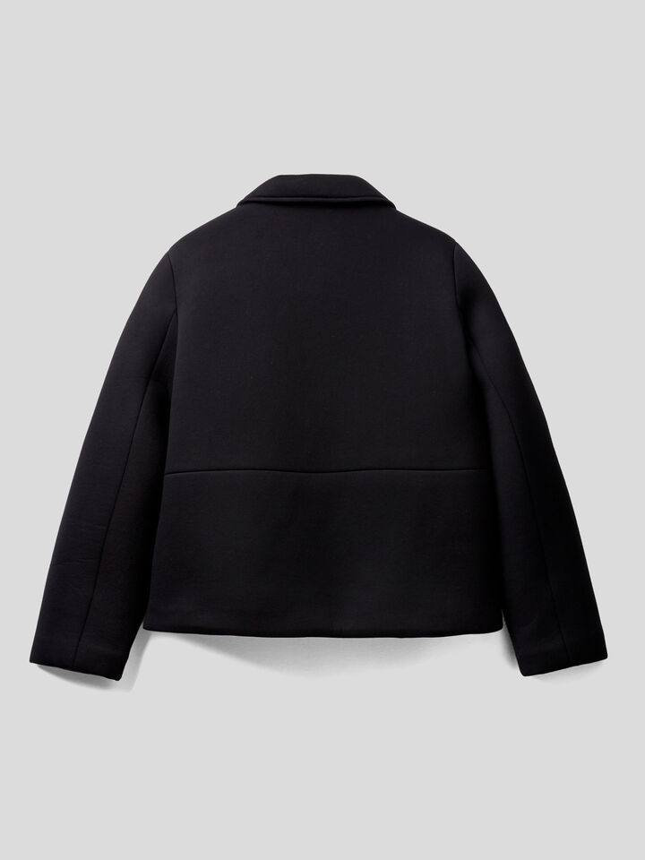 Short jacket with collar image number 2