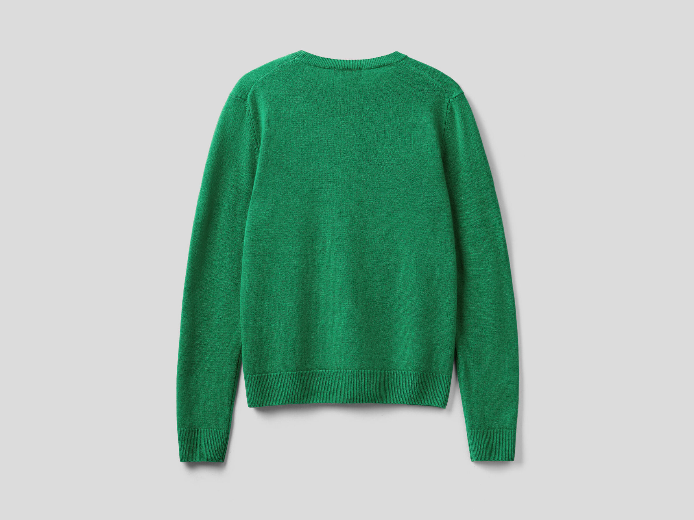 Crew neck sweater in pure virgin wool image number 6