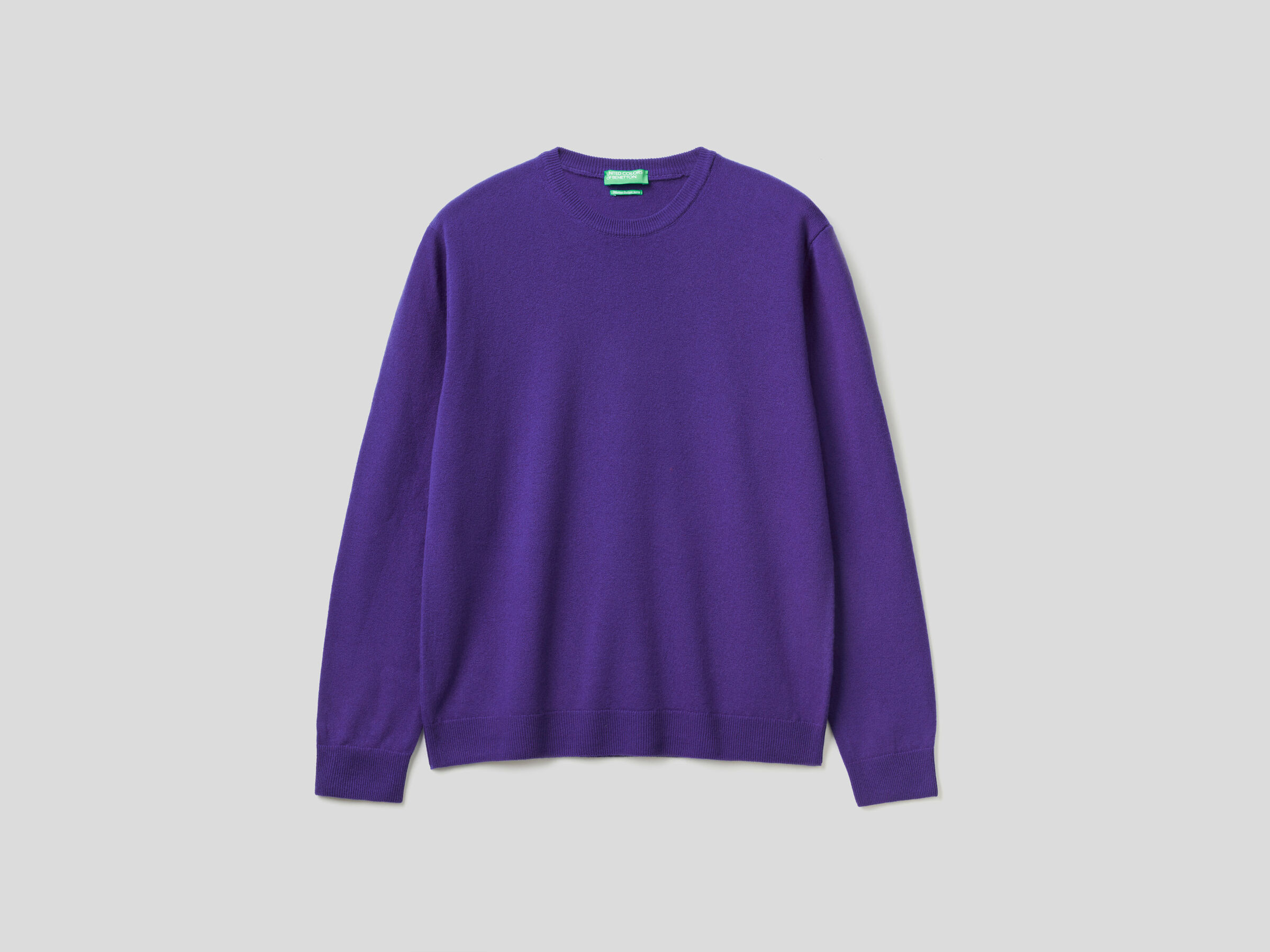 Crew neck sweater in pure virgin wool image number 4