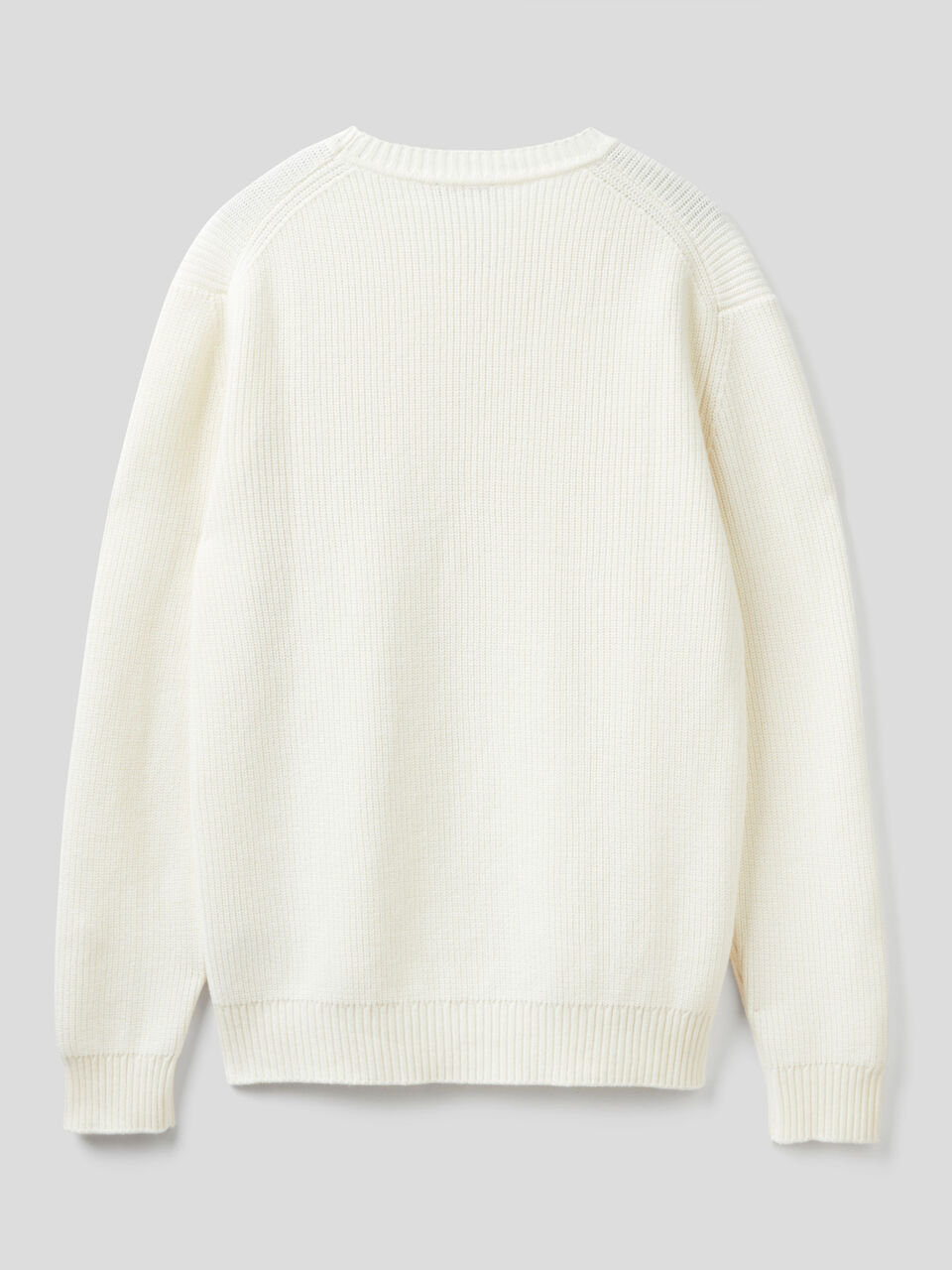 Sweater in recycled wool blend image number 2