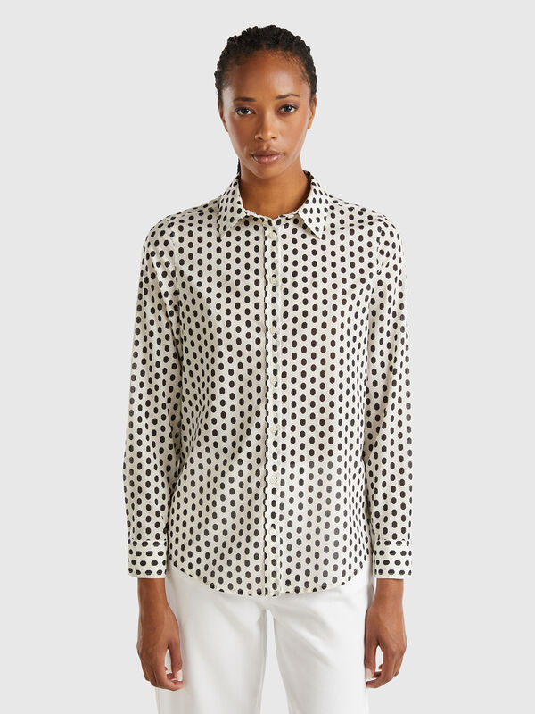 100% cotton patterned shirt Women