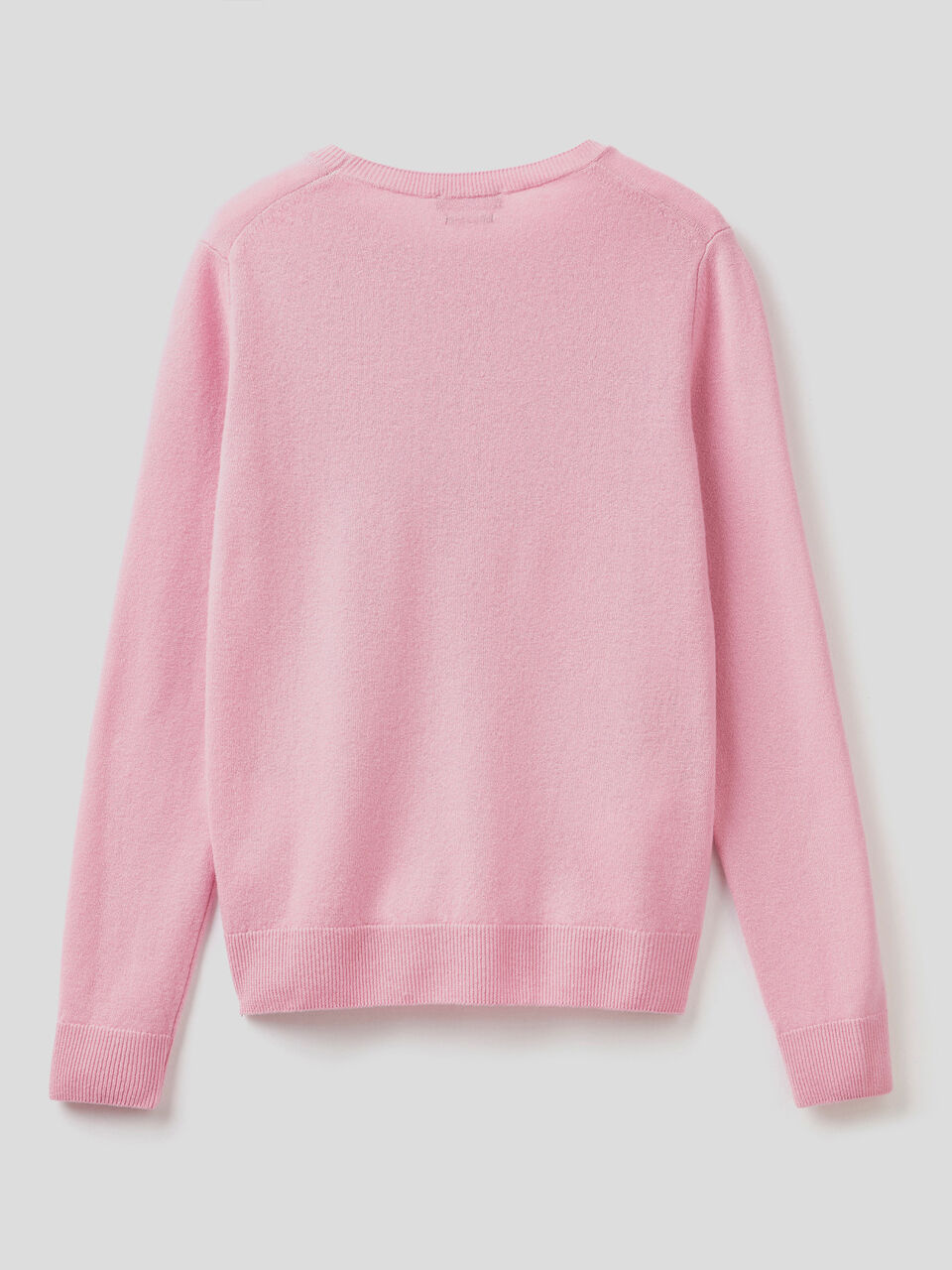 Crew neck sweater in pure virgin wool image number 2