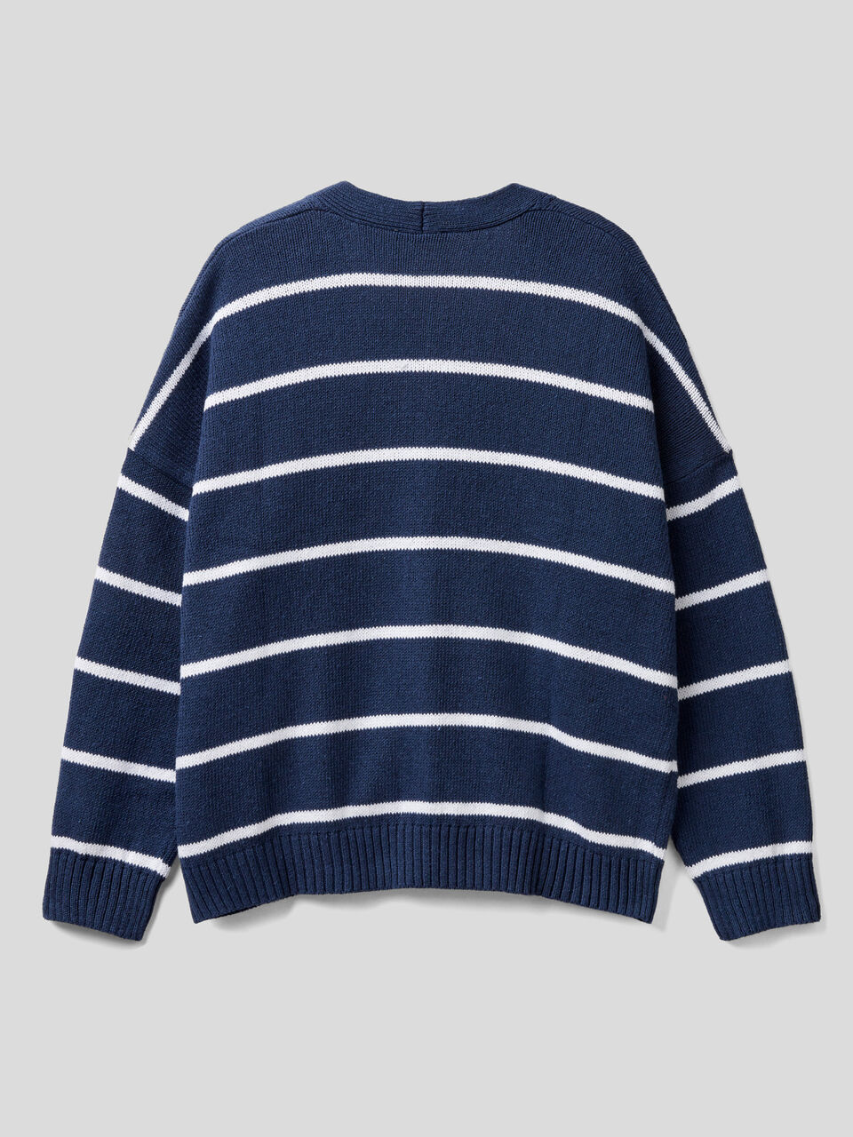 Striped cardigan with buttons image number 2