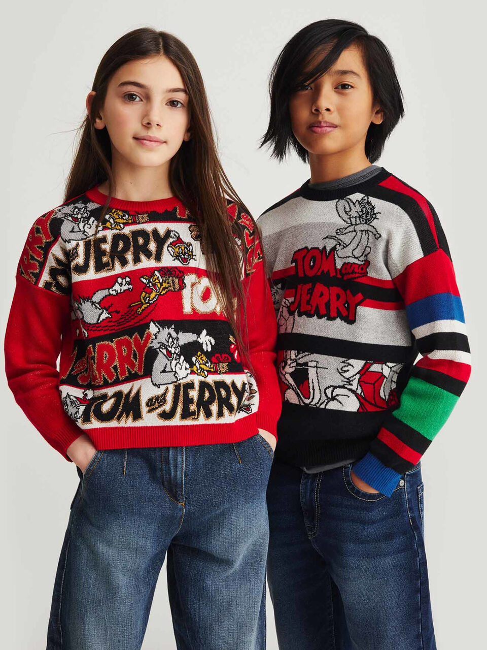 Tom & Jerry striped sweater image number 1