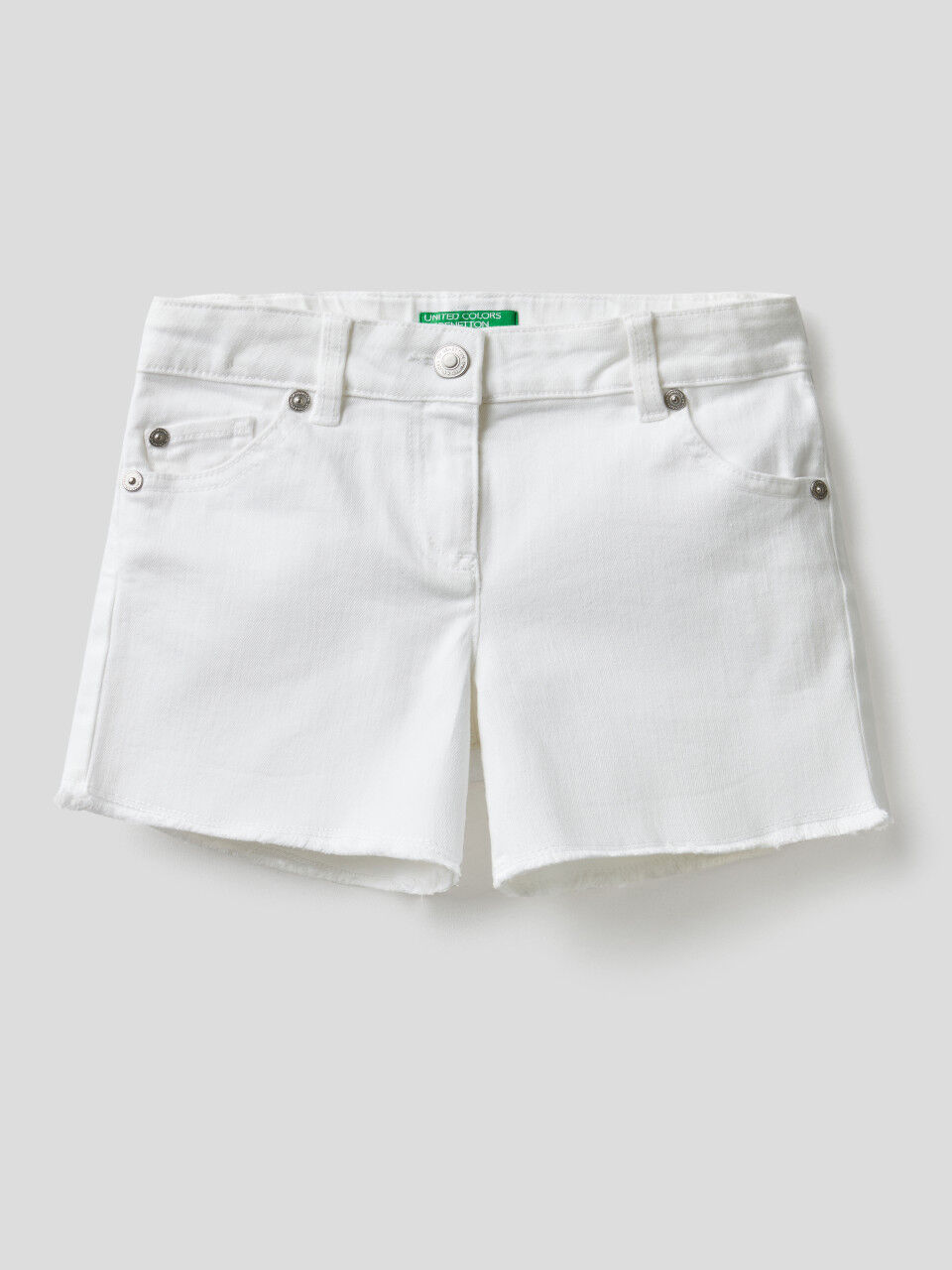Shorts in stretch cotton blend
