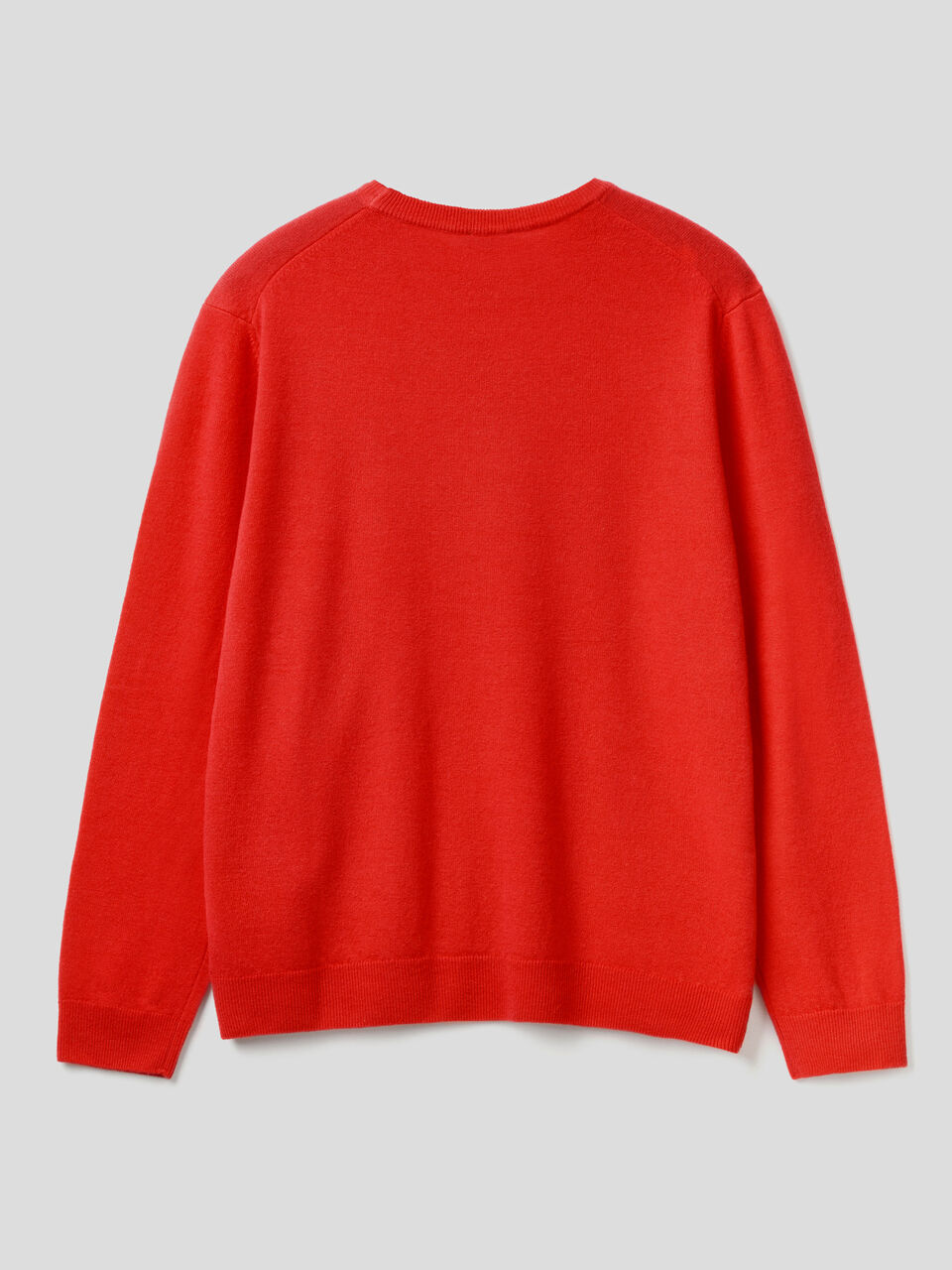Crew neck sweater in pure virgin wool image number 2