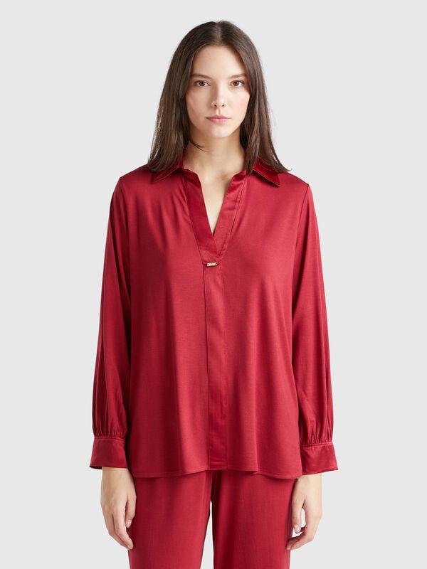 Shirt in Modal® and silk Women
