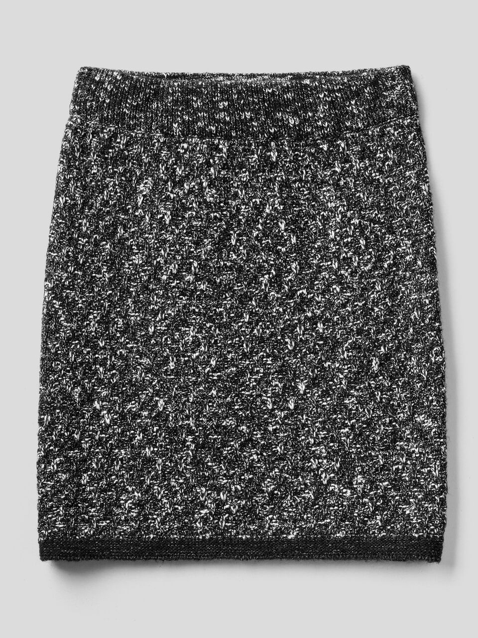 Knit skirt with lurex image number 1