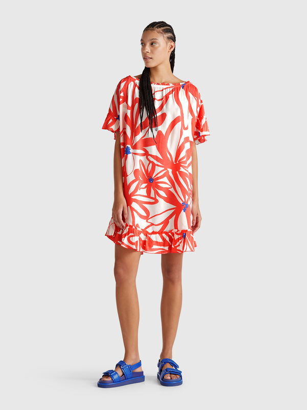 Floral print kaftan Women