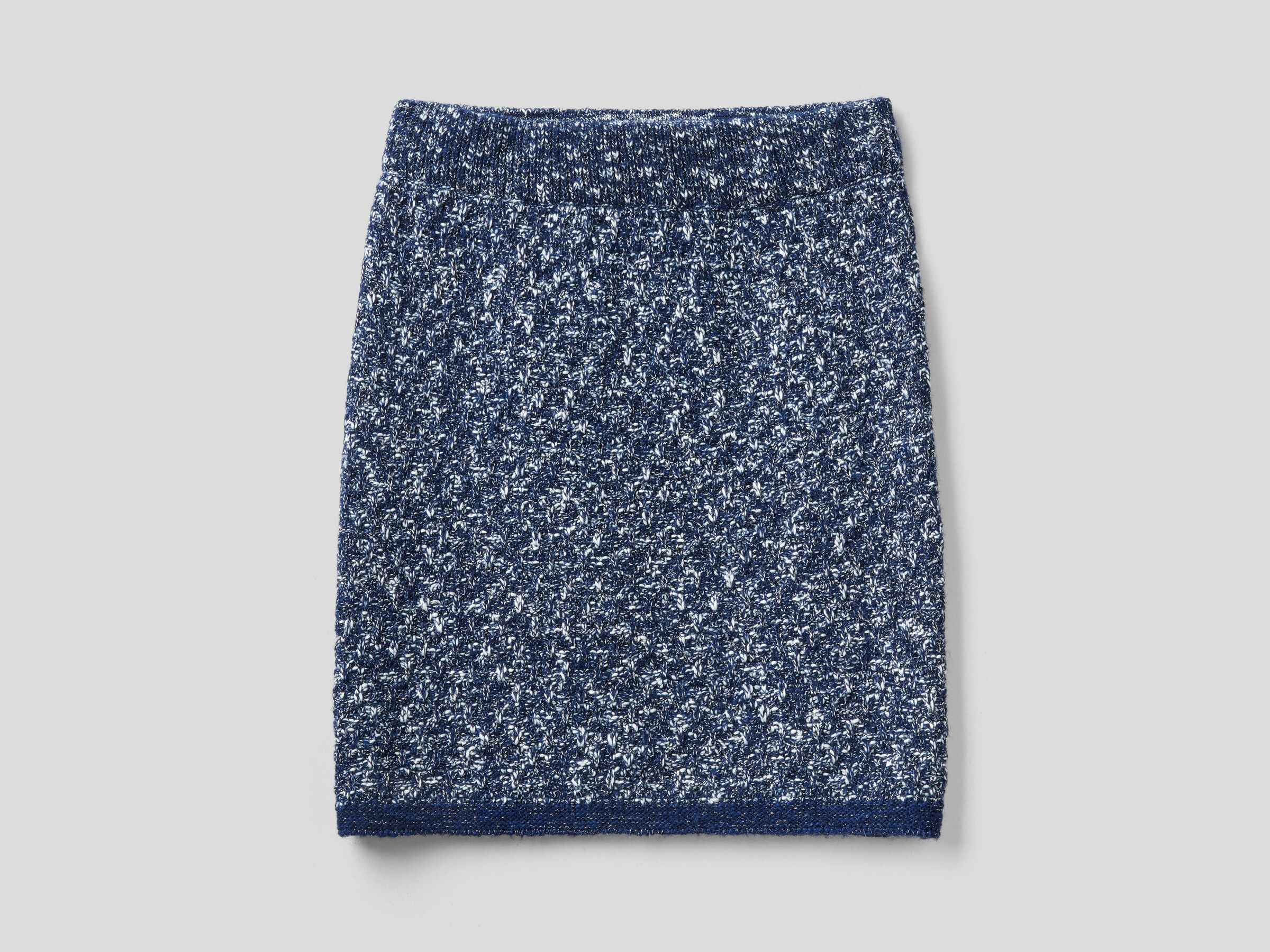 Knit skirt with lurex image number 4