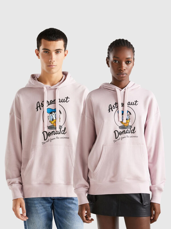 Pink Donald Duck hoodie