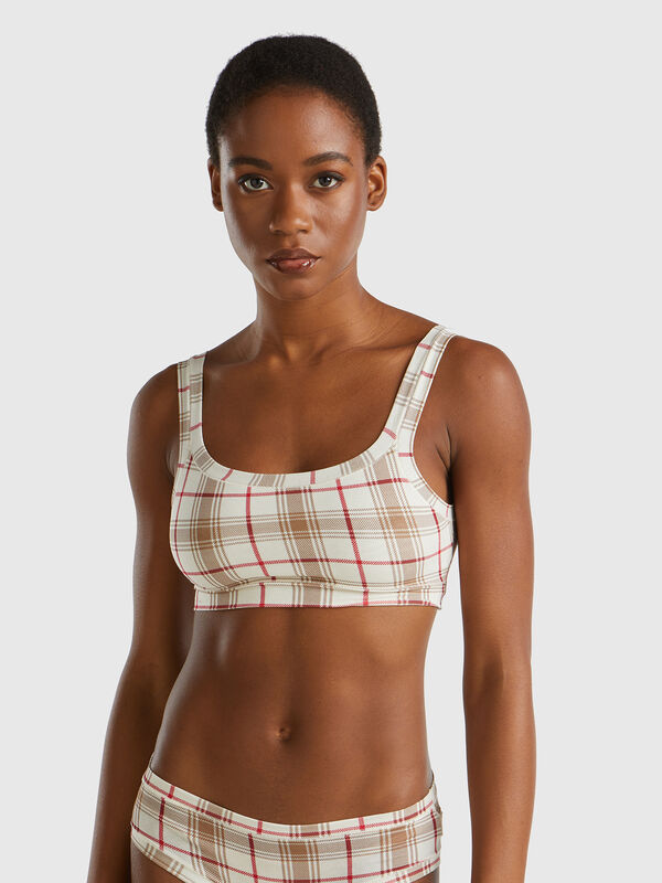 Tartan bra Women