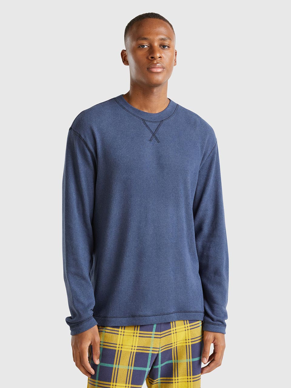 Warm stretch cotton shirt