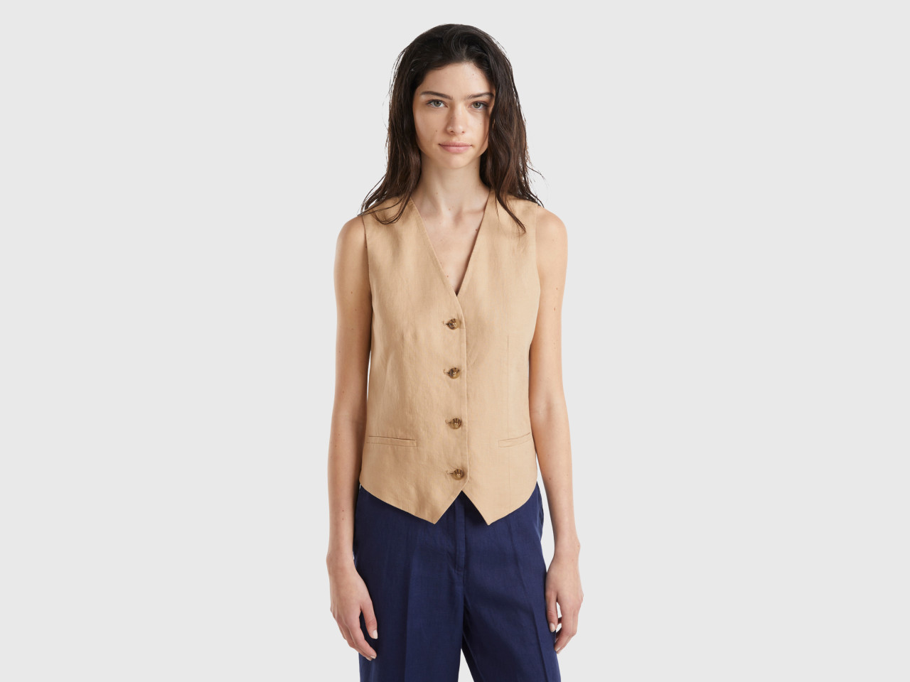 Women s Vests Sleeveless Jackets New Collection 2024 Benetton